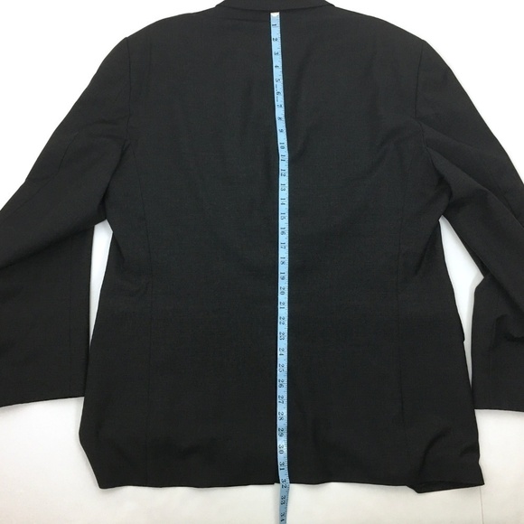 J. Crew Men's Dark Grey Suit Jacket Gray Blazer - Picture 6 of 8